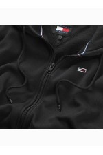 TJM REG S FLAG ZIP THRU - ΜΑΥΡΟ