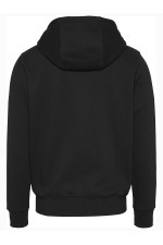 TJM REG S FLAG ZIP THRU - ΜΑΥΡΟ