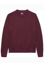 TJM SLIM ESS SWEATER EXT - ΜΠΟΡΝΤΩ