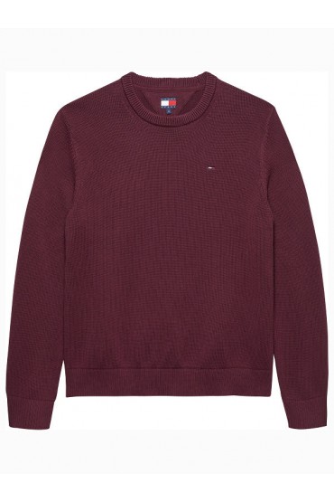 TJM SLIM ESS SWEATER EXT - ΜΠΟΡΝΤΩ