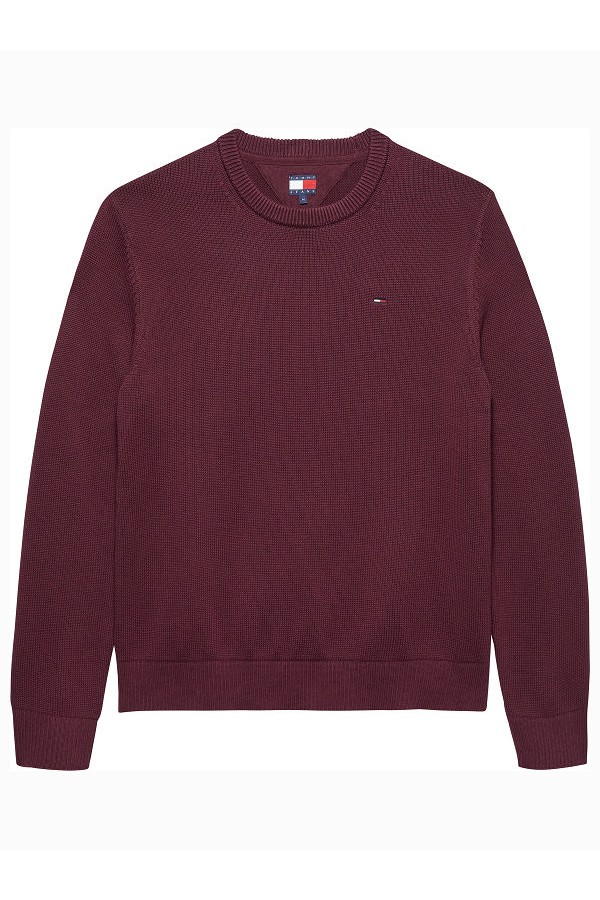 TJM SLIM ESS SWEATER EXT - ΜΠΟΡΝΤΩ