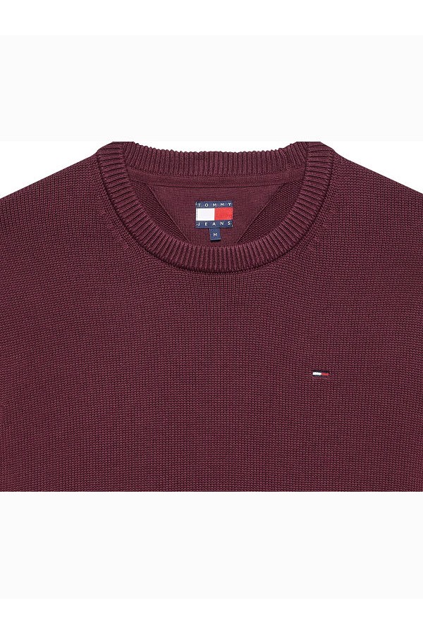 TJM SLIM ESS SWEATER EXT - ΜΠΟΡΝΤΩ