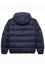 TJM HOODED LOGO PUFFER EXT - ΜΠΛΕ
