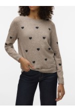 VMDOFFY INTARSIA LS O-NCK PULLOV GA NOOS - ΜΠΕΖ