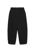 AWEVELINE HR BARREL ANK DNM  JEANS SI109 - ΜΑΥΡΟ
