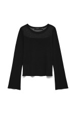 VMCRICKET LS O-NECK PULLOVER - ΜΑΥΡΟ