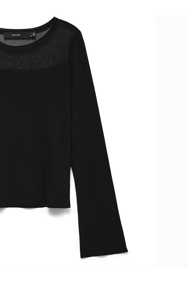 VMCRICKET LS O-NECK PULLOVER - ΜΑΥΡΟ