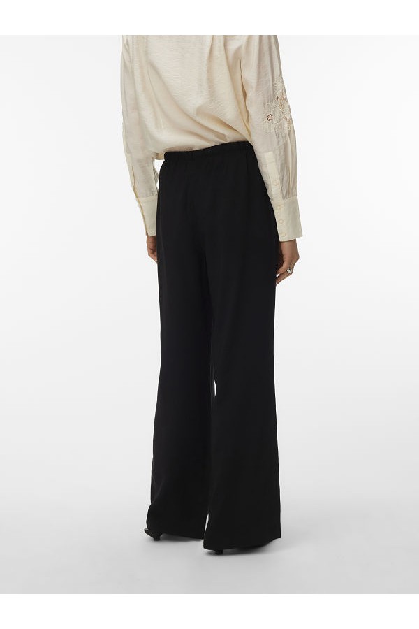 VMKATIE LOOSE PANT WVN NOOS - ΜΑΥΡΟ