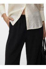 VMKATIE LOOSE PANT WVN NOOS - ΜΑΥΡΟ