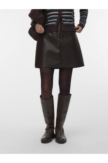 VMBRIDGET HW SHORT SKIRT JRS - ΚΑΦΕ