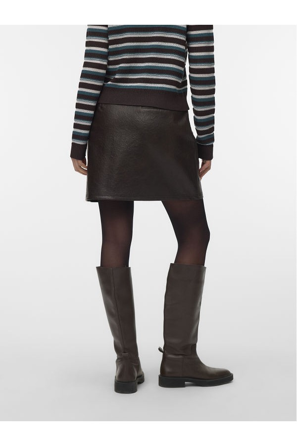 VMBRIDGET HW SHORT SKIRT JRS - ΚΑΦΕ