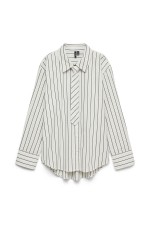 VMANYA LS LOOSE TIE SHIRT WVN - ΛΕΥΚΟ