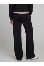 JREBWCARA KNIT PANTS - ΜΑΥΡΟ