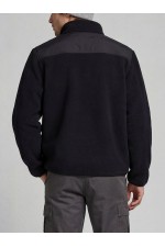 JREBHIKE TEDDY JACKET - ΜΑΥΡΟ
