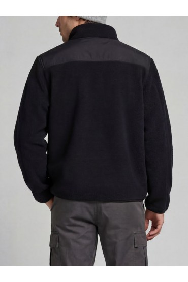 JREBHIKE TEDDY JACKET - ΜΑΥΡΟ
