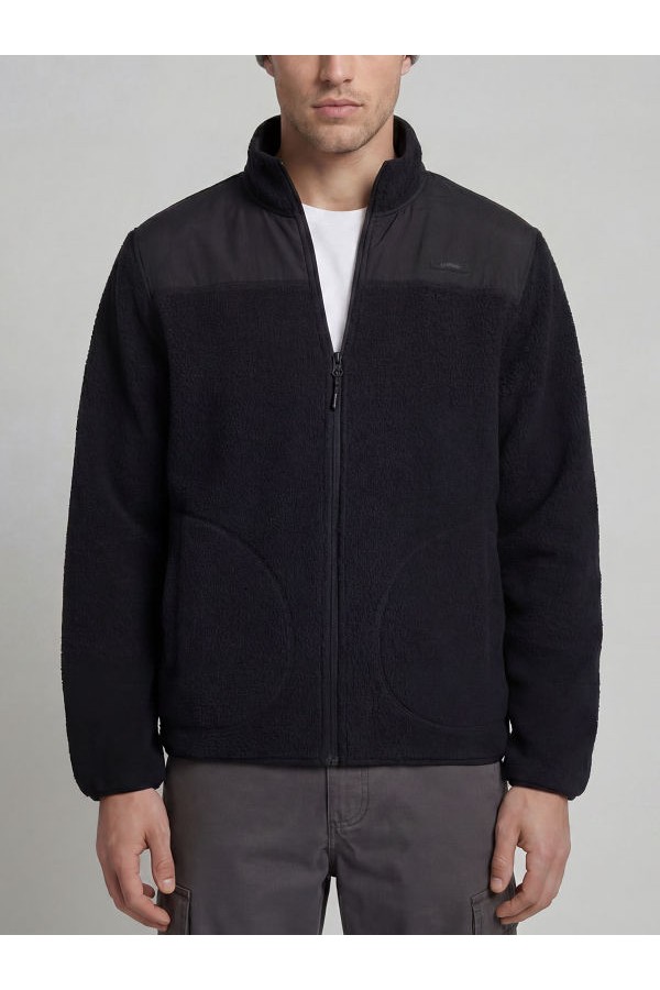 JREBHIKE TEDDY JACKET - ΜΑΥΡΟ