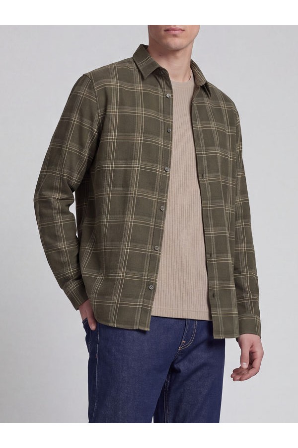 JREBLANE CHECK SHIRT LS - ΧΑΚΙ