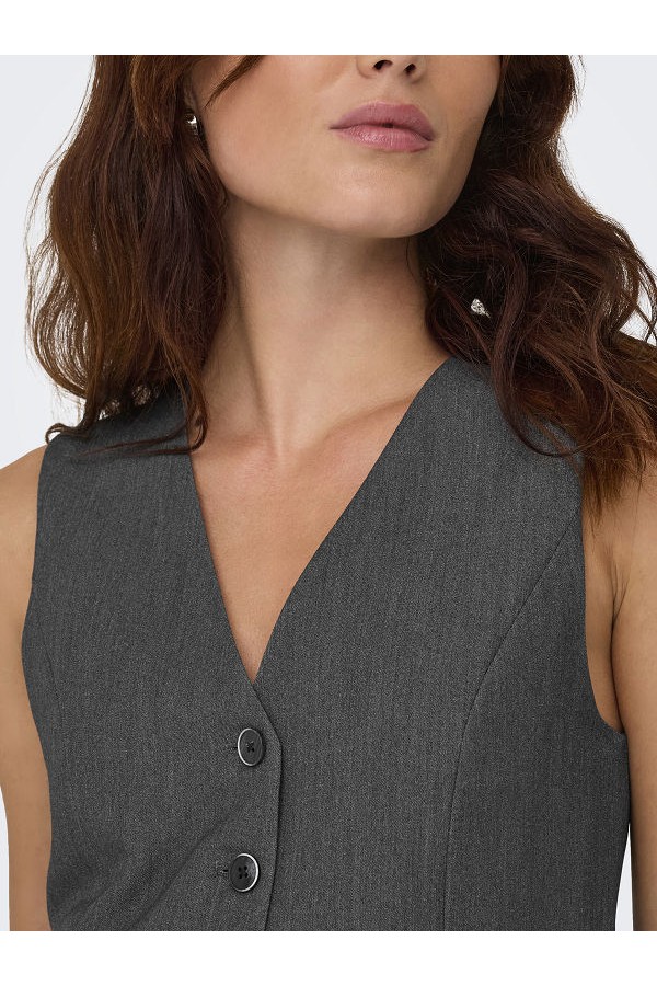 ONLIRIS-HATTIE WAISTCOAT TLR NOOS - ΓΚΡΙ