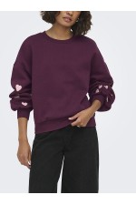 ONLMACY L/S O-NECK BOX CC SWT NOOS - ΜΩΒ