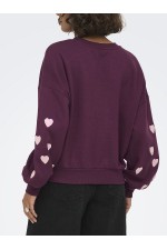 ONLMACY L/S O-NECK BOX CC SWT NOOS - ΜΩΒ