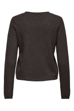 ONLLOYAL LS V-NECK PULLO KNT NOOS - ΚΑΦΕ