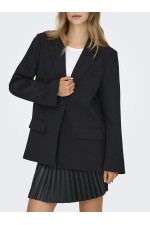 ONLNOELIA-YASMINE SLIT BLAZER TLR NOOS - ΜΑΥΡΟ