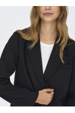 ONLNOELIA-YASMINE SLIT BLAZER TLR NOOS - ΜΑΥΡΟ