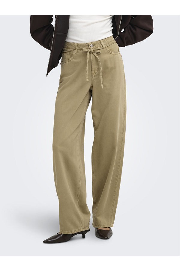 ONLGIANNA-SILLA MW ST BELT PANT PNT NOOS - ΜΠΕΖ
