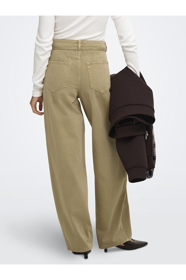 ONLGIANNA-SILLA MW ST BELT PANT PNT NOOS - ΜΠΕΖ