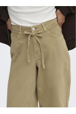 ONLGIANNA-SILLA MW ST BELT PANT PNT NOOS - ΜΠΕΖ
