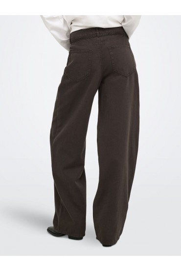 ONLGIANNA-SILLA MW ST BELT PANT PNT NOOS - ΚΑΦΕ