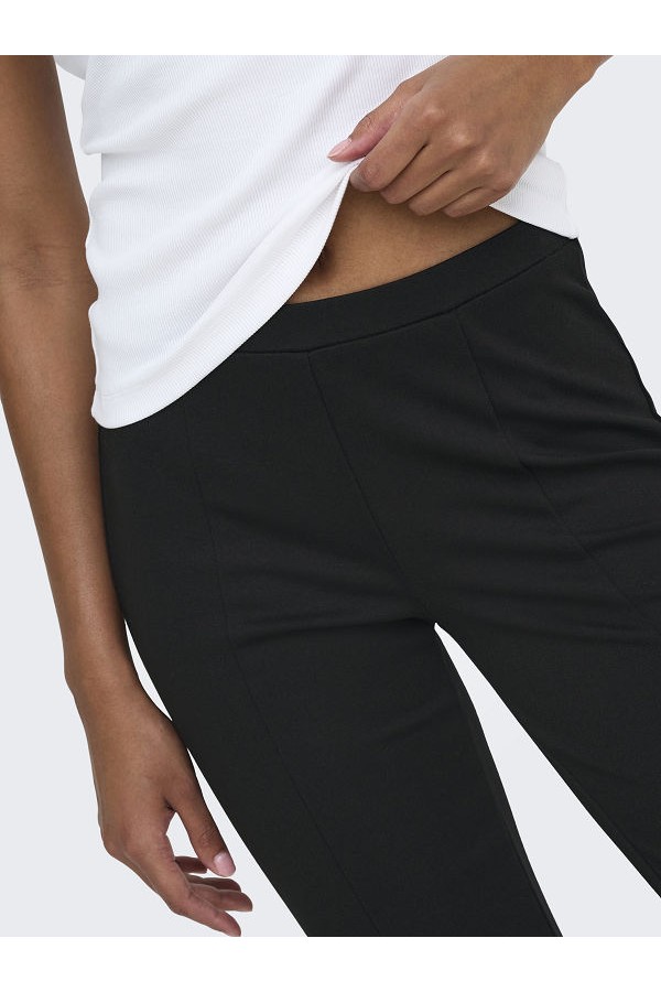 ONLPAIGE MW CUT FLARED PANT CC PNT - ΜΑΥΡΟ