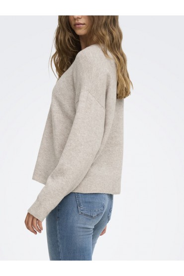 ONLOLIVIA LS O-NECK CC KNT - ΜΠΕΖ