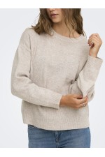 ONLOLIVIA LS O-NECK CC KNT - ΜΠΕΖ
