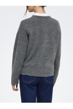ONLOLIVIA LS O-NECK CC KNT - ΓΚΡΙ