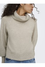 ONLOLIVIA LS ROLL NECK CC KNT - ΜΠΕΖ