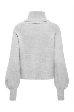 ONLOLIVIA LS ROLL NECK CC KNT - ΓΚΡΙ