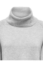 ONLOLIVIA LS ROLL NECK CC KNT - ΓΚΡΙ