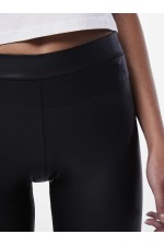 PCNEW SHINY LEGGINGS JRS NOOS - ΜΑΥΡΟ