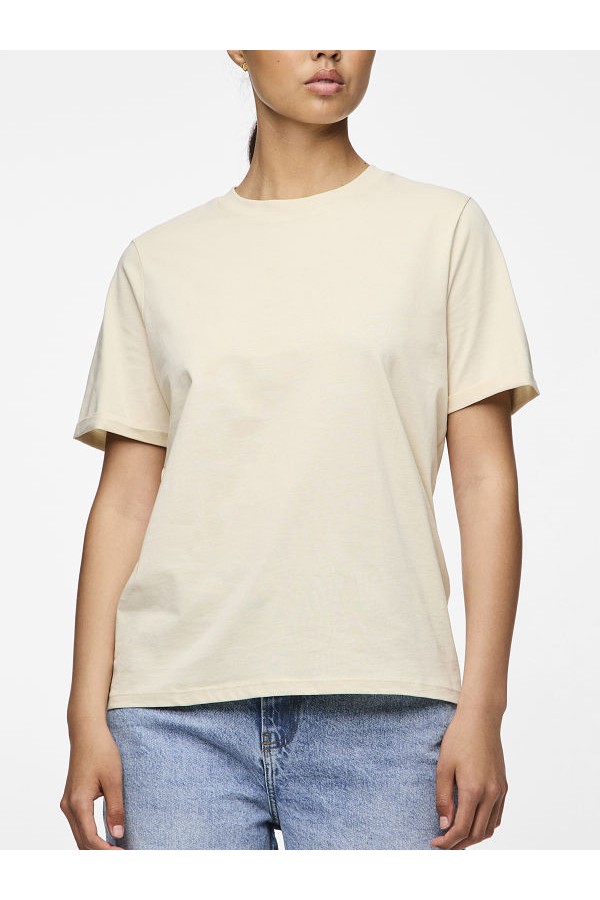PCRIA SS FOLD UP SOLID TEE NOOS BC - ΜΠΕΖ