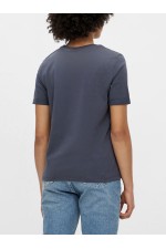 PCRIA SS FOLD UP SOLID TEE NOOS BC - ΜΠΛΕ