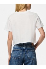 PCSARA SS SHORT TEE JRS NOOS BC - ΛΕΥΚΟ