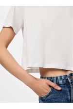 PCSARA SS SHORT TEE JRS NOOS BC - ΛΕΥΚΟ