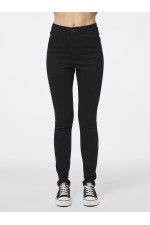 PCDANA HW SKINNY JEANS BL102 NOOS BC - ΜΑΥΡΟ