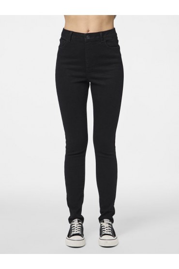 PCDANA HW SKINNY JEANS BL102 NOOS BC - ΜΑΥΡΟ