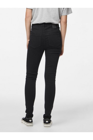 PCDANA HW SKINNY JEANS BL102 NOOS BC - ΜΑΥΡΟ
