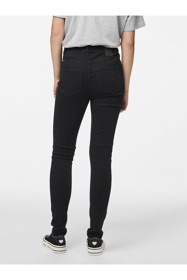 PCDANA HW SKINNY JEANS BL102 NOOS BC - ΜΑΥΡΟ
