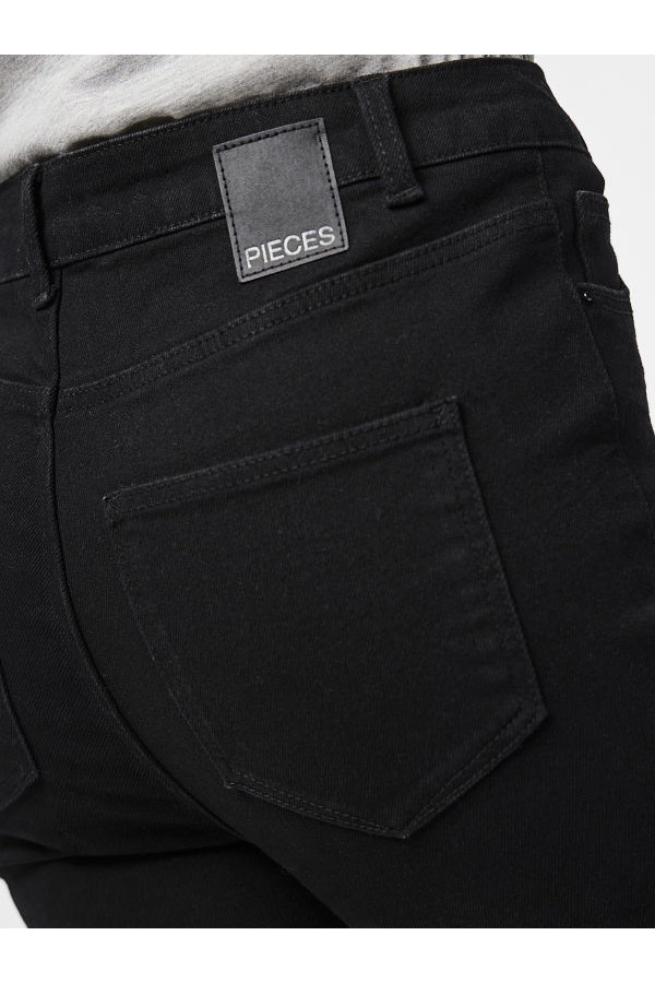 PCDANA HW SKINNY JEANS BL102 NOOS BC - ΜΑΥΡΟ