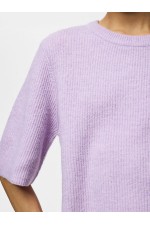 PCSILLY SS O-NECK KNIT NOOS BC - ΜΩΒ