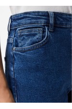 PCBELLA HW TAP ANK JEANS MB NOOS BC - ΜΠΛΕ